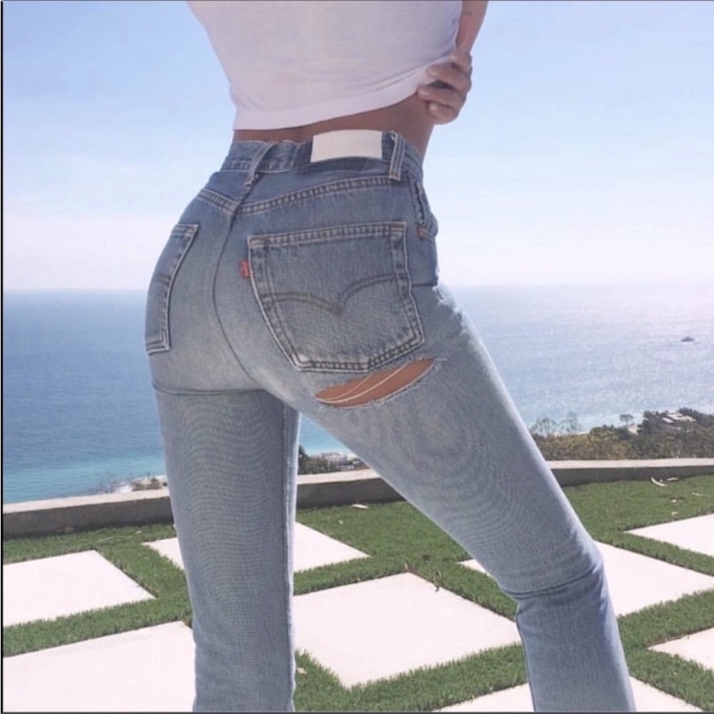 Re/Done Light Blue Women's Jeans